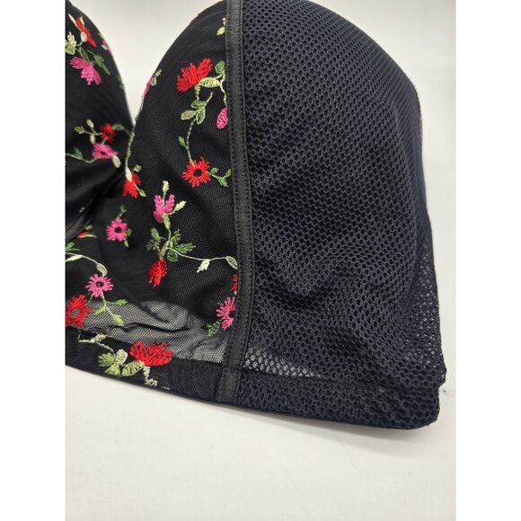 Cacique Bra Womens Size 40G Black Lightly Lined Multi-Way Strapless Underwire - Picture 4 of 14